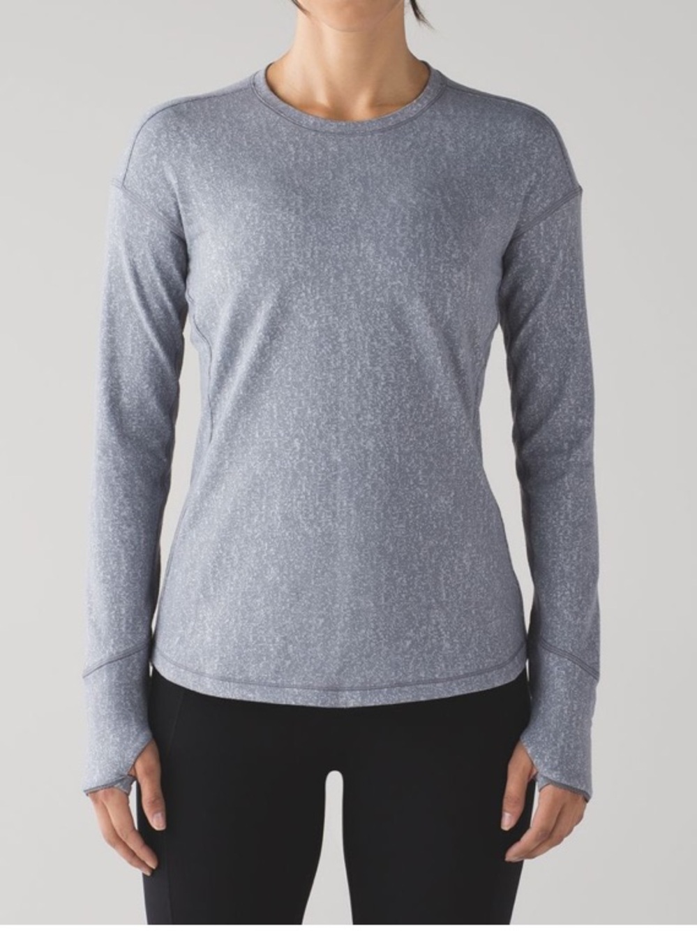 Lululemon Outrun Long Sleeve
Running Luon Suited Jacquard Arctic Grey Ice Grey